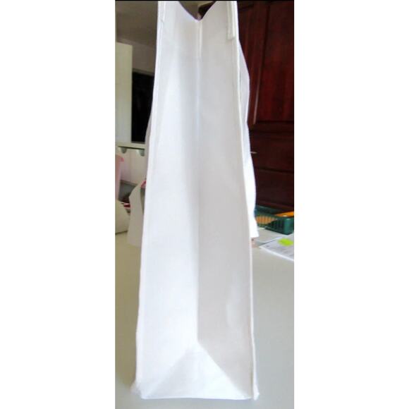 New Lululemon White Reusable Recyclable Large Shopping Tote - Picture 3 of 3